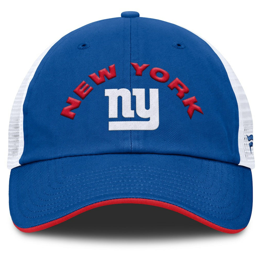 New York Giants Reverse Trucker Adjustable Hat Royal/White