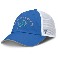 Detroit Lions Reverse Trucker Adjustable Hat Blue/White