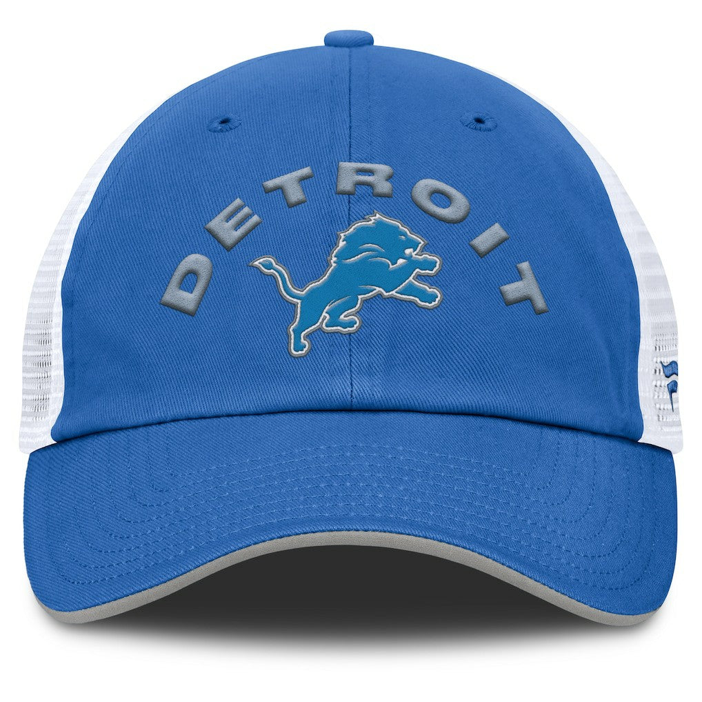 Detroit Lions Reverse Trucker Adjustable Hat Blue/White