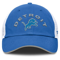 Detroit Lions Reverse Trucker Adjustable Hat Blue/White