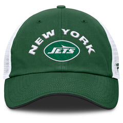 New York Jets Reverse Trucker Adjustable Hat Green/White