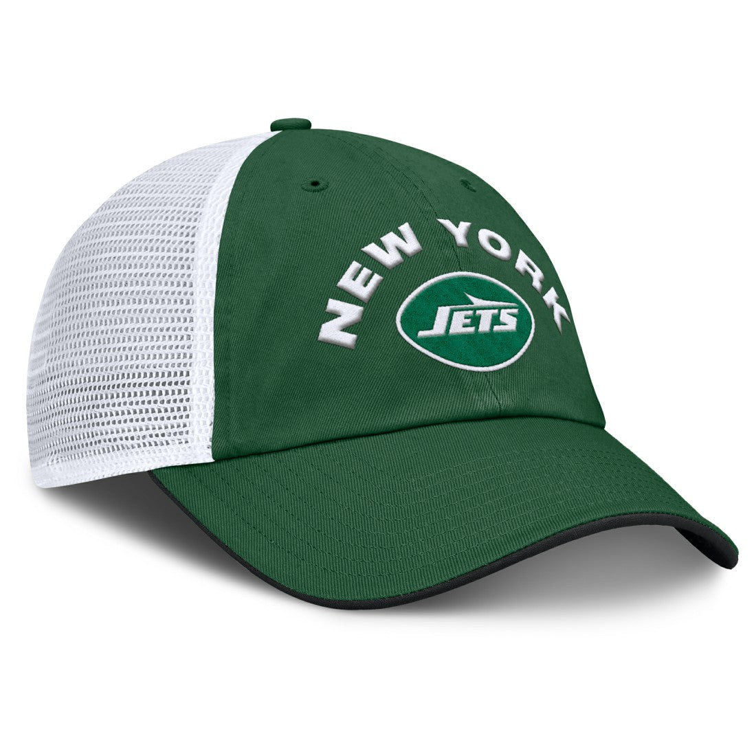 New York Jets Reverse Trucker Adjustable Hat Green/White