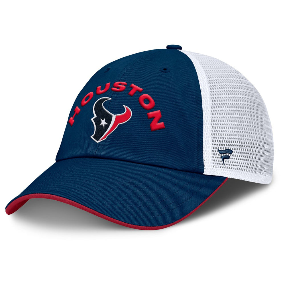 Houston Texans Reverse Trucker Adjustable Hat Navy/White