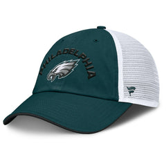 Philadelphia Eagles Reverse Trucker Adjustable Hat Midnight Green/White