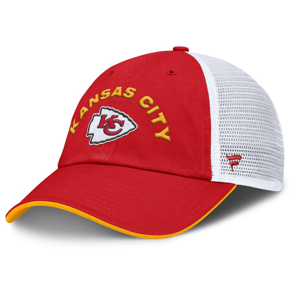 Kansas City Chiefs Reverse Trucker Adjustable Hat Red/White