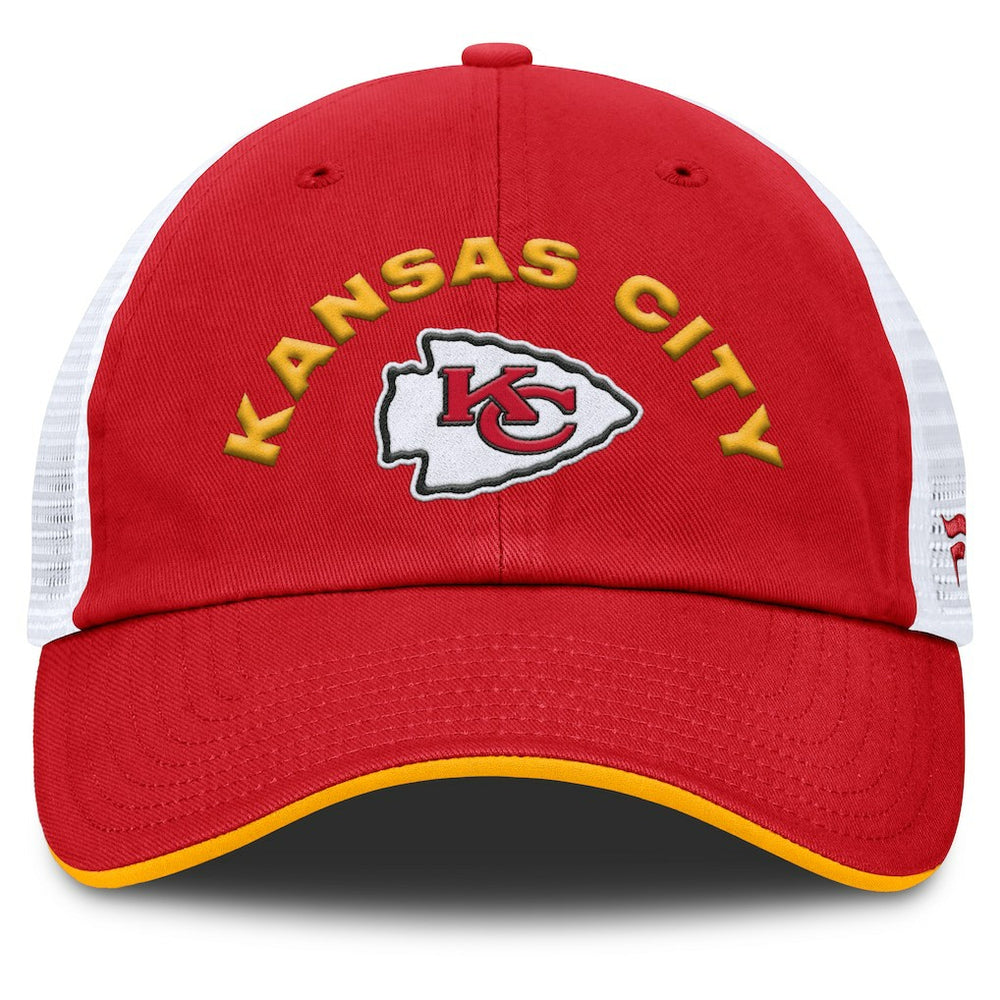 Kansas City Chiefs Reverse Trucker Adjustable Hat Red/White