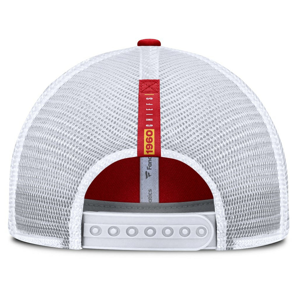 Kansas City Chiefs Reverse Trucker Adjustable Hat Red/White
