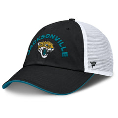 Jacksonville Jaguars Reverse Trucker Adjustable Hat Black/White