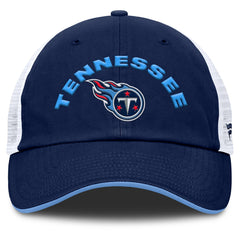 Tennessee Titans Reverse Trucker Adjustable Hat Navy/White