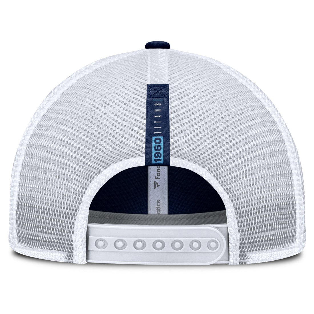 Tennessee Titans Reverse Trucker Adjustable Hat Navy/White