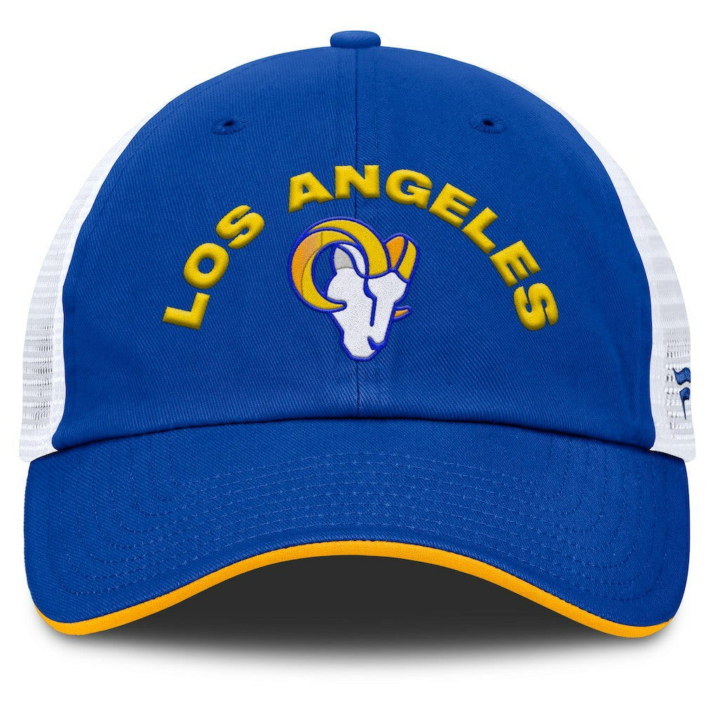 Los Angeles Rams Reverse Trucker Adjustable Hat Royal/White