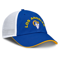 Los Angeles Rams Reverse Trucker Adjustable Hat Royal/White