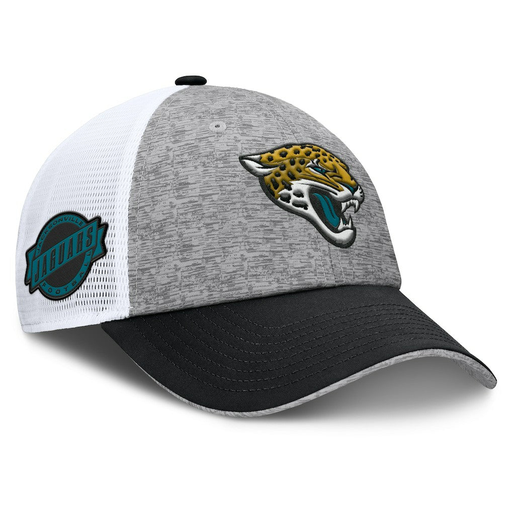 Jacksonville Jaguars Option Trucker Adjustable Hat Gray/Black