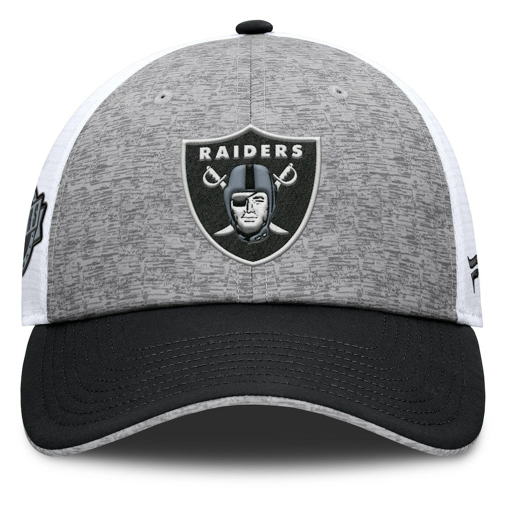 Las Vegas Raiders Option Trucker Adjustable Hat Gray/Black