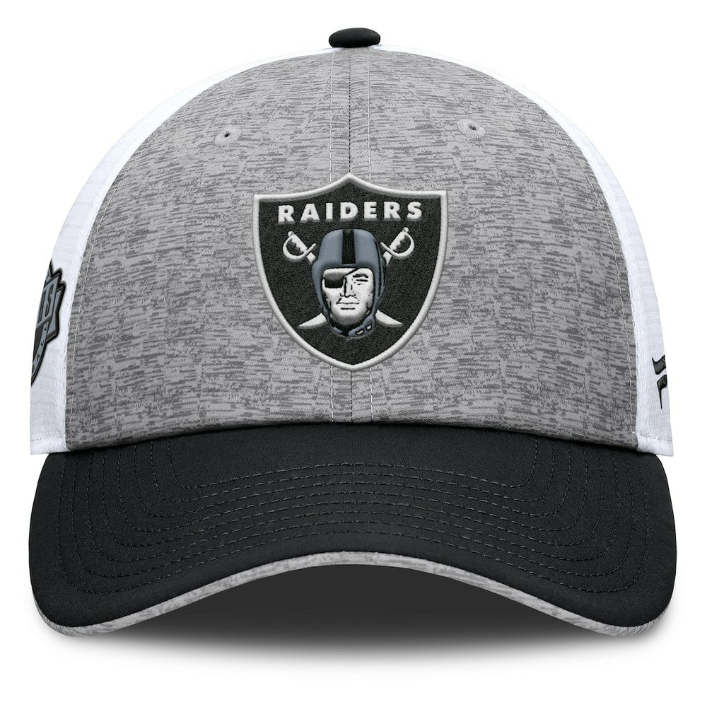 Las Vegas Raiders Option Trucker Adjustable Hat Gray/Black