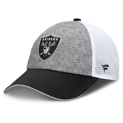 Las Vegas Raiders Option Trucker Adjustable Hat Gray/Black
