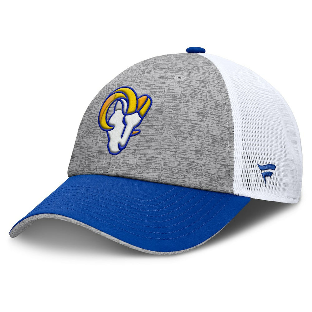 Los Angeles Rams Option Trucker Adjustable Hat Gray/Royal