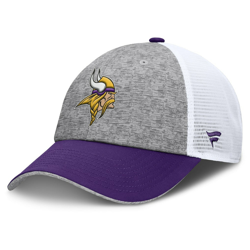 Minnesota Vikings Option Trucker Adjustable Hat Gray/Purple