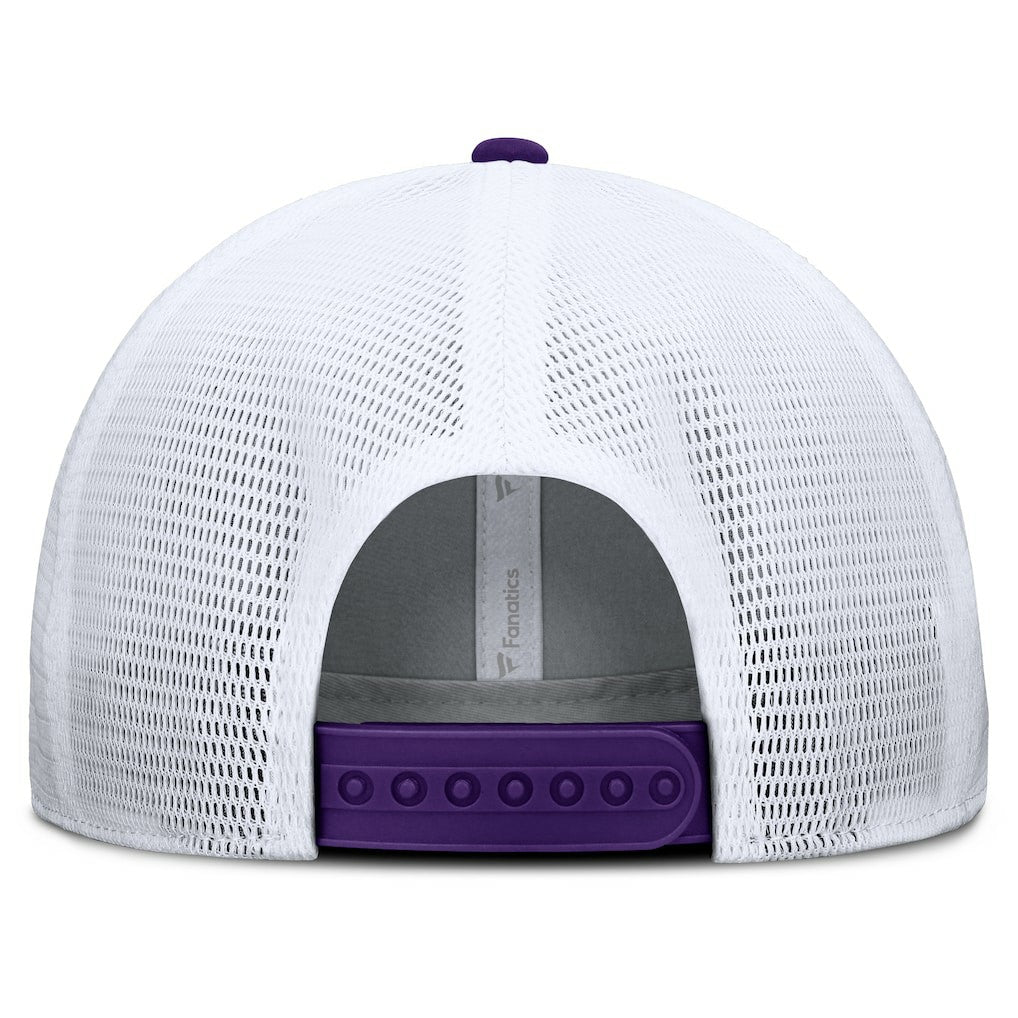 Minnesota Vikings Option Trucker Adjustable Hat Gray/Purple
