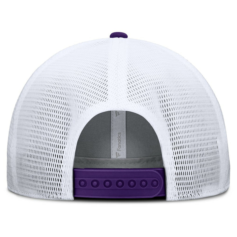 Minnesota Vikings Option Trucker Adjustable Hat Gray/Purple
