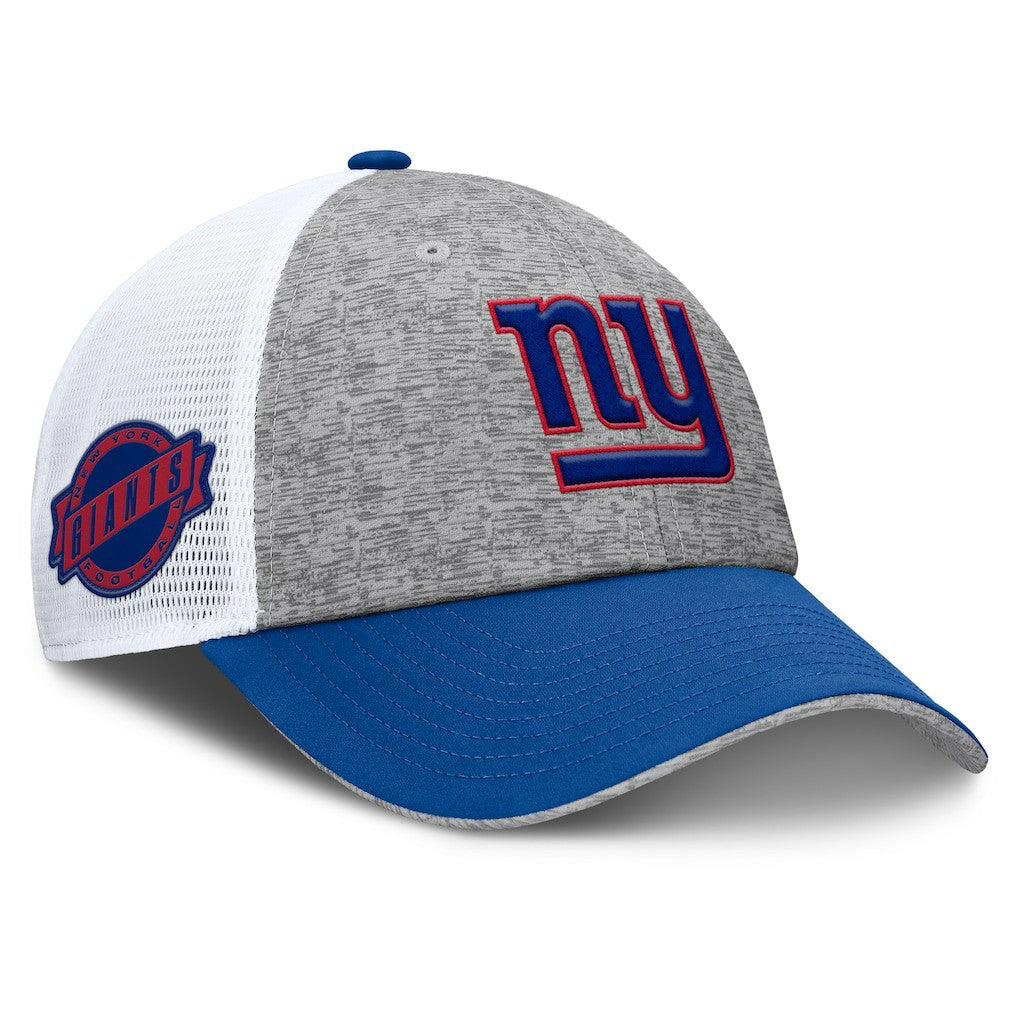 New York Giants Option Trucker Adjustable Hat Gray/Royal