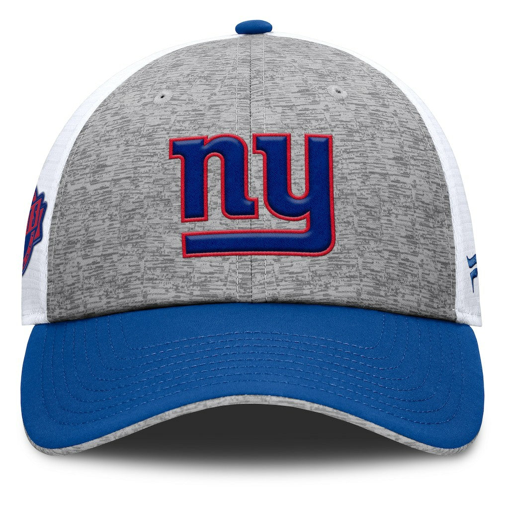 New York Giants Option Trucker Adjustable Hat Gray/Royal