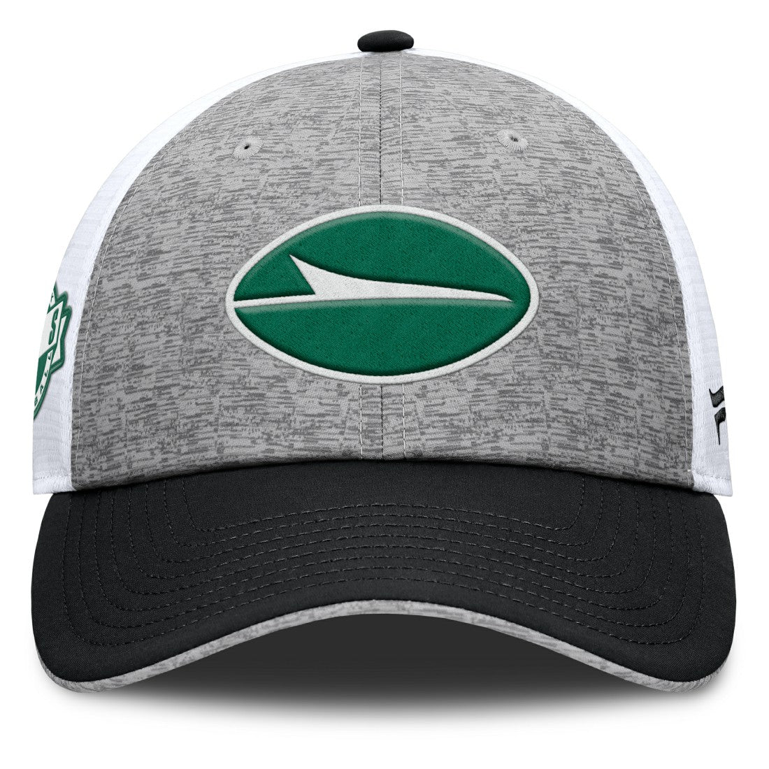 New York Jets Option Trucker Adjustable Hat Gray/Black