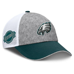 Philadelphia Eagles Option Trucker Adjustable Hat Gray/Green