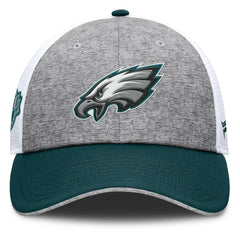 Philadelphia Eagles Option Trucker Adjustable Hat Gray/Green