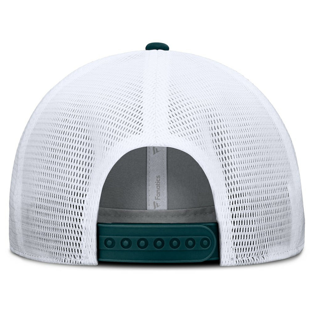 Philadelphia Eagles Option Trucker Adjustable Hat Gray/Green