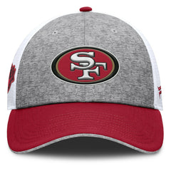 San Francisco 49ers Option Trucker Adjustable Hat Gray/Scarlet