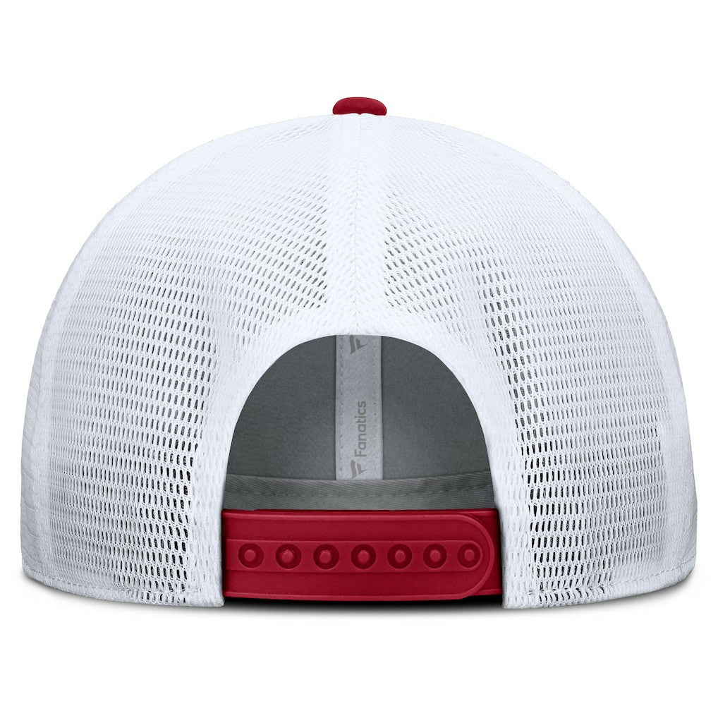 San Francisco 49ers Option Trucker Adjustable Hat Gray/Scarlet