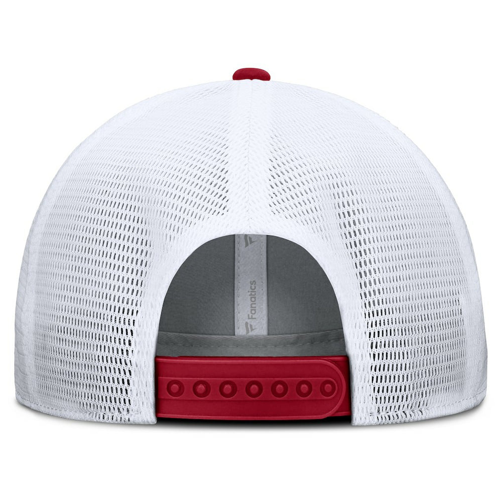 San Francisco 49ers Option Trucker Adjustable Hat Gray/Scarlet