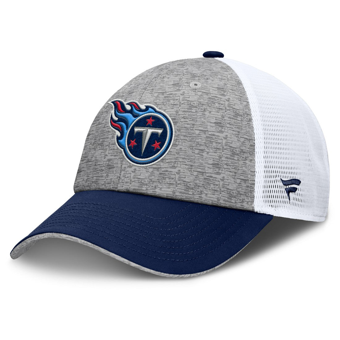 Tennessee Titans Option Trucker Adjustable Hat Gray/Navy