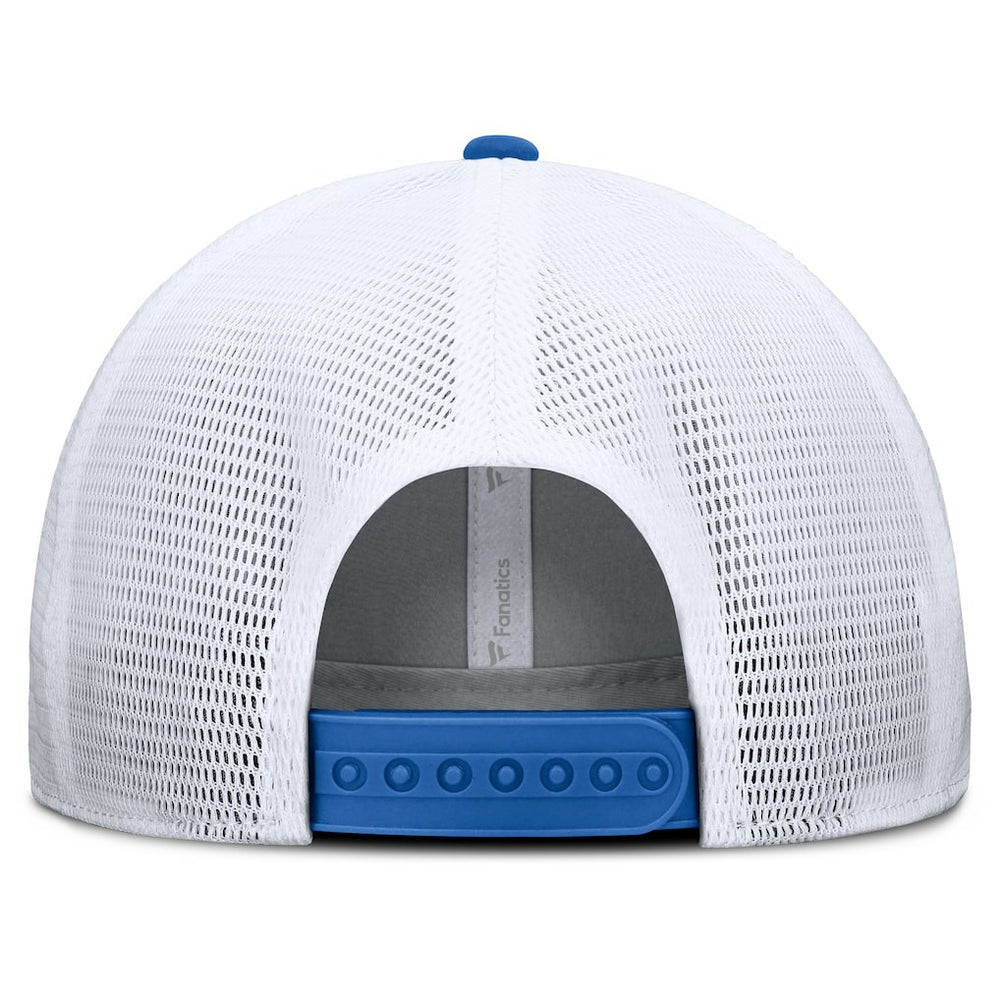 Detroit Lions Option Trucker Adjustable Hat Gray/Blue
