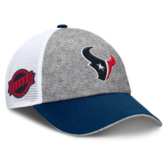 Houston Texans Option Trucker Adjustable Hat Gray/Navy
