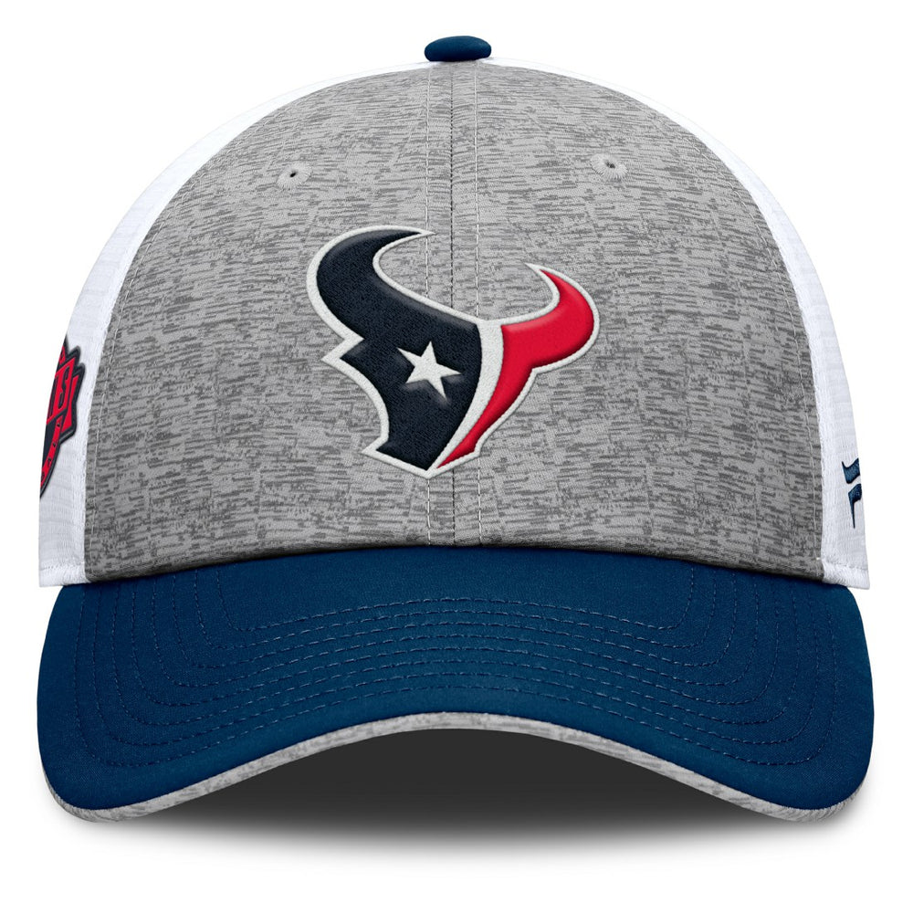 Houston Texans Option Trucker Adjustable Hat Gray/Navy