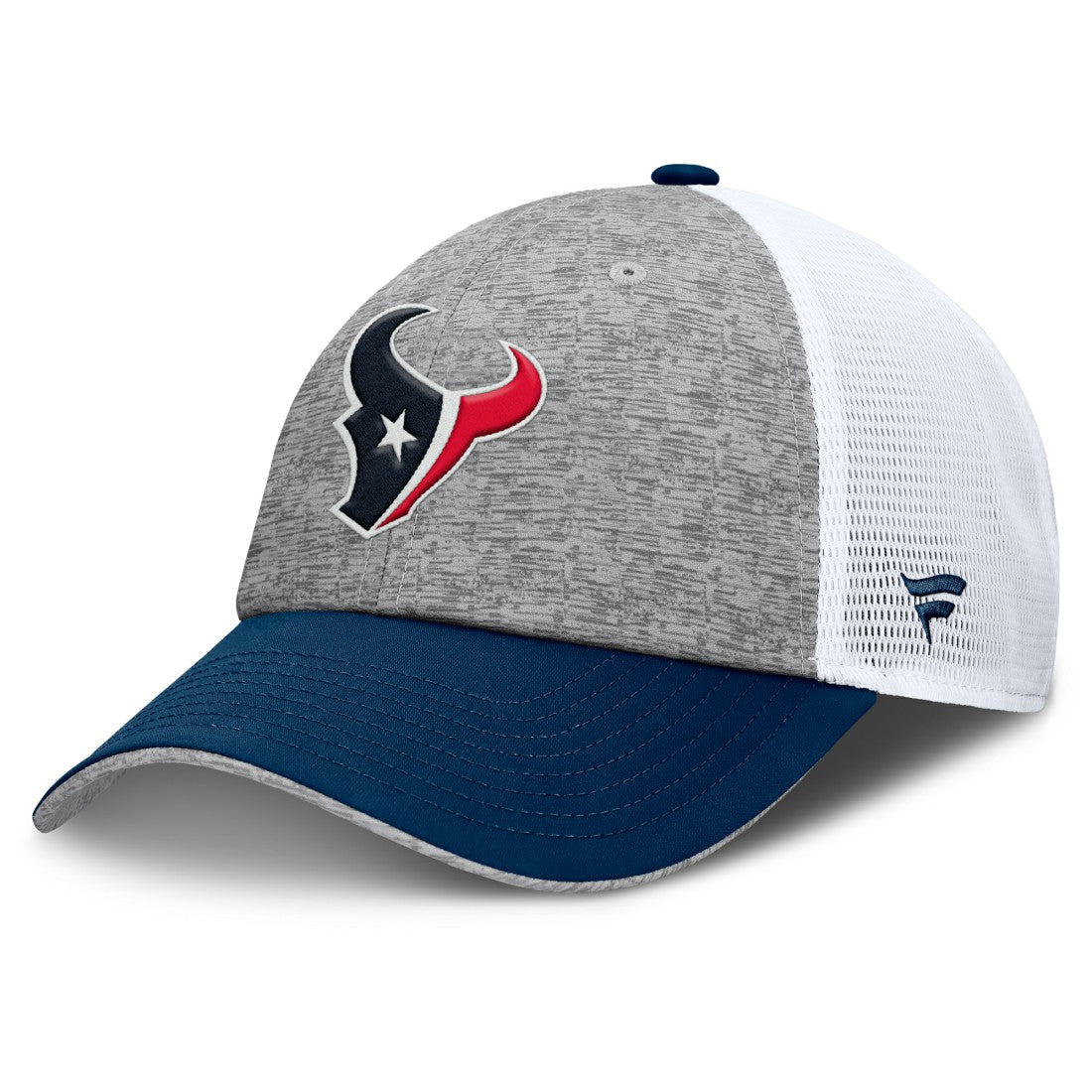 Houston Texans Option Trucker Adjustable Hat Gray/Navy