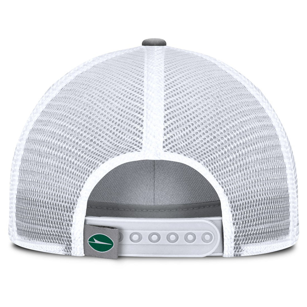 New York Jets Singleback Trucker Adjustable Hat Gray
