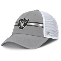 Las Vegas Raiders Singleback Trucker Adjustable Hat Gray