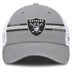 Las Vegas Raiders Singleback Trucker Adjustable Hat Gray