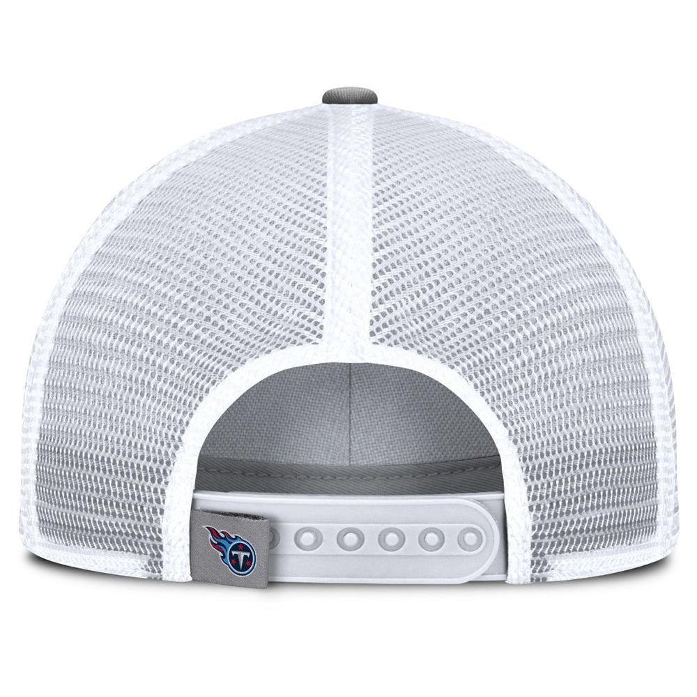 Tennessee Titans Singleback Trucker Adjustable Hat Gray