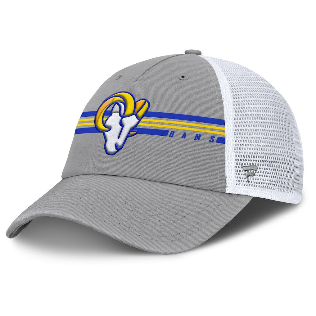 Los Angeles Rams Singleback Trucker Adjustable Hat Gray