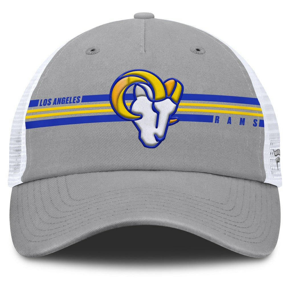 Los Angeles Rams Singleback Trucker Adjustable Hat Gray