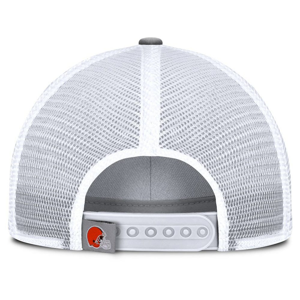 Cleveland Browns Singleback Trucker Adjustable Hat Gray