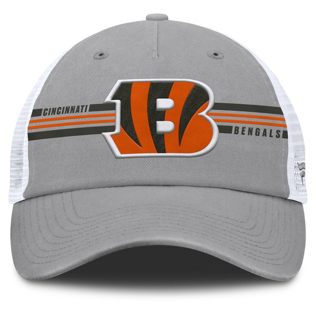 Cincinnati Bengals Singleback Trucker Adjustable Hat Gray