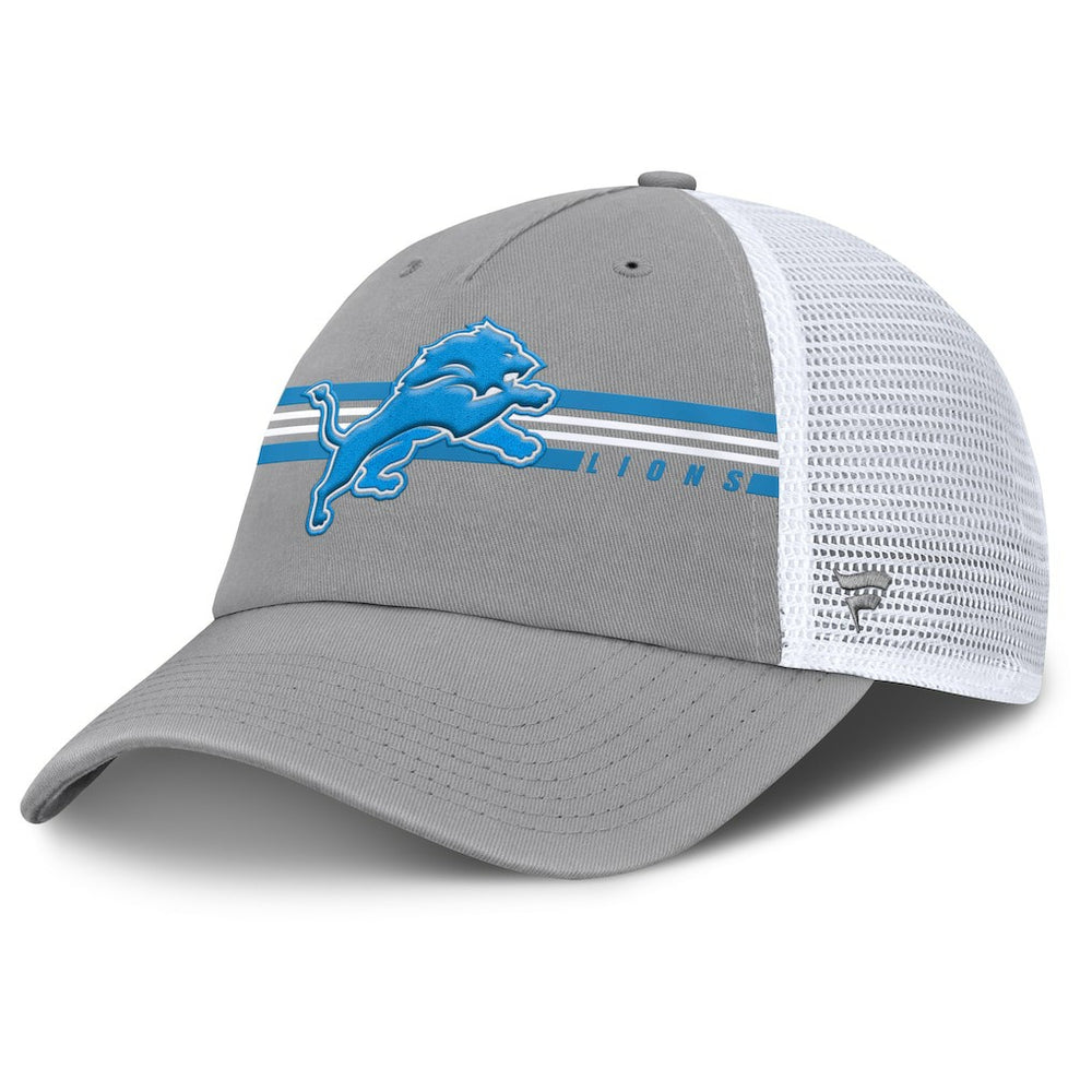 Detroit Lions Singleback Trucker Adjustable Hat Gray