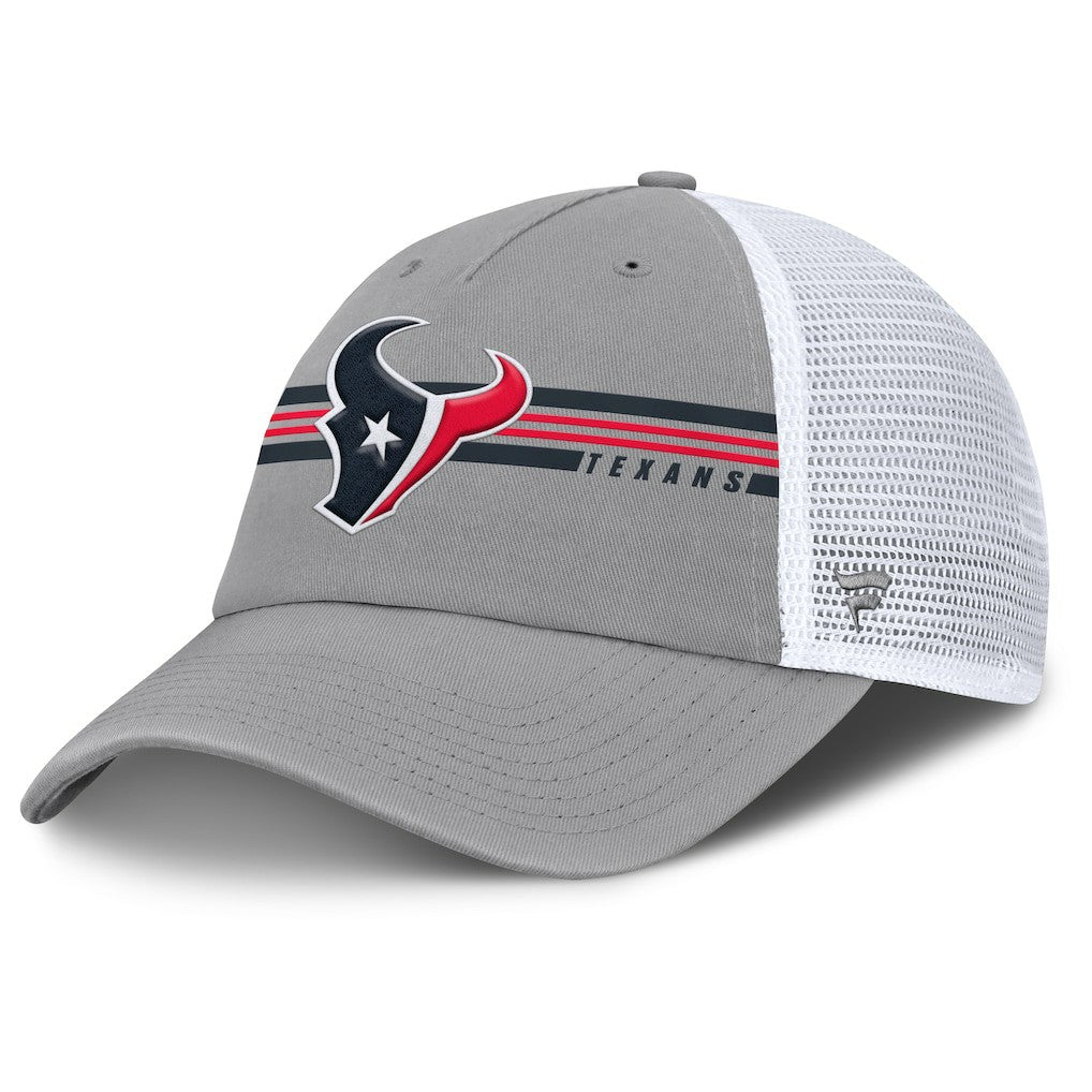 Houston Texans Singleback Trucker Adjustable Hat Gray