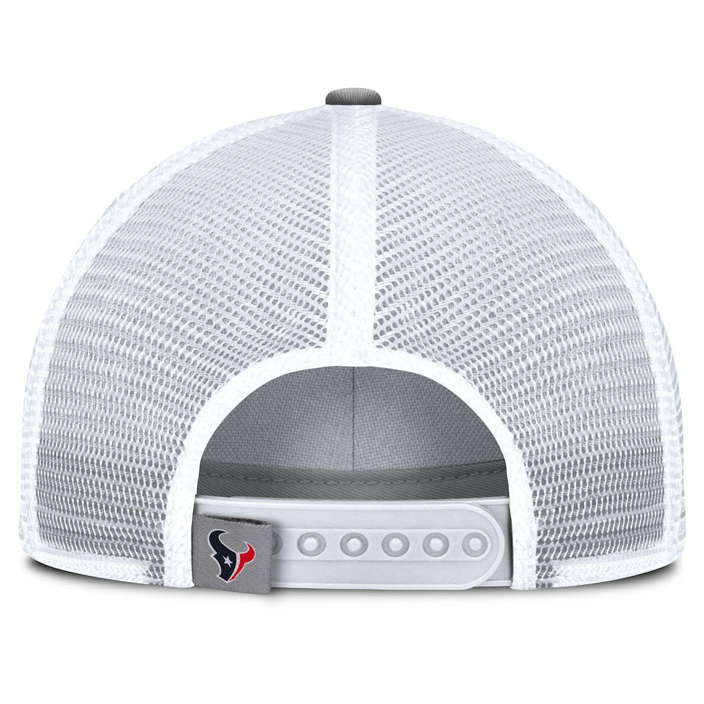 Houston Texans Singleback Trucker Adjustable Hat Gray
