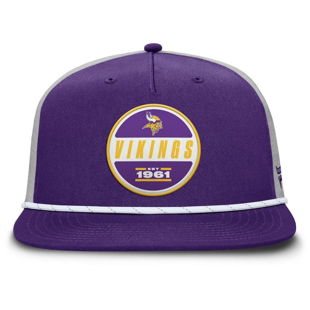 Minnesota Vikings Edge Rush Trucker Adjustable Hat Purple/Gray